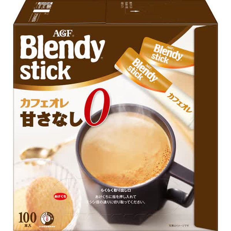 Blendy Blendy Stick 歐蕾咖啡，無糖，100 顆 [即溶咖啡]