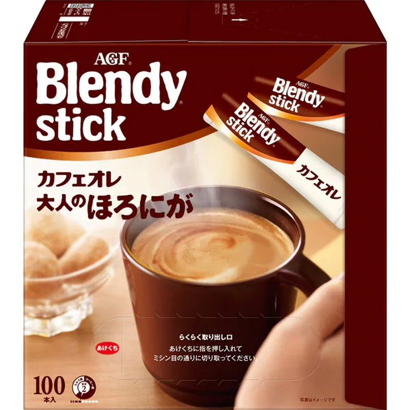 Blendy Blendy Sticks 成人苦甜牛奶咖啡 100 條裝 [即溶咖啡]