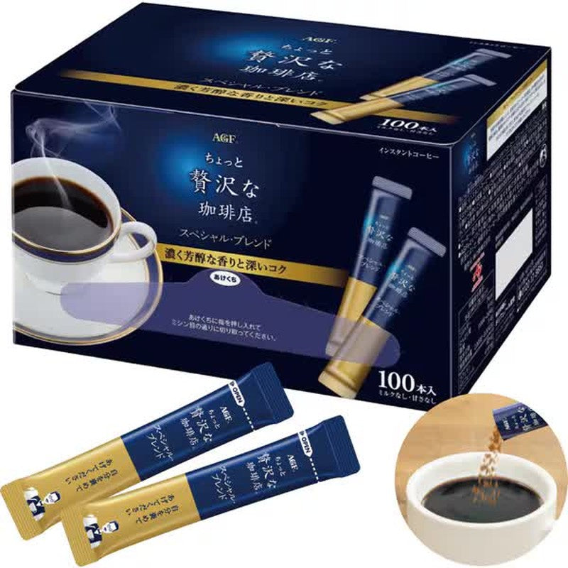 Ajinomoto AGF "A Little Luxury Coffee Shop" Personal Instant Coffee Special Blend Sticks (2g x 100 sticks) 200g [Instant Coffee]