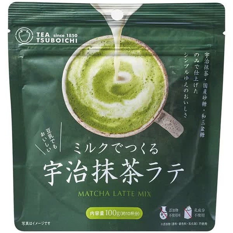 Tsuboichi Seicha Honpo Uji Matcha Latte with Milk, 100g