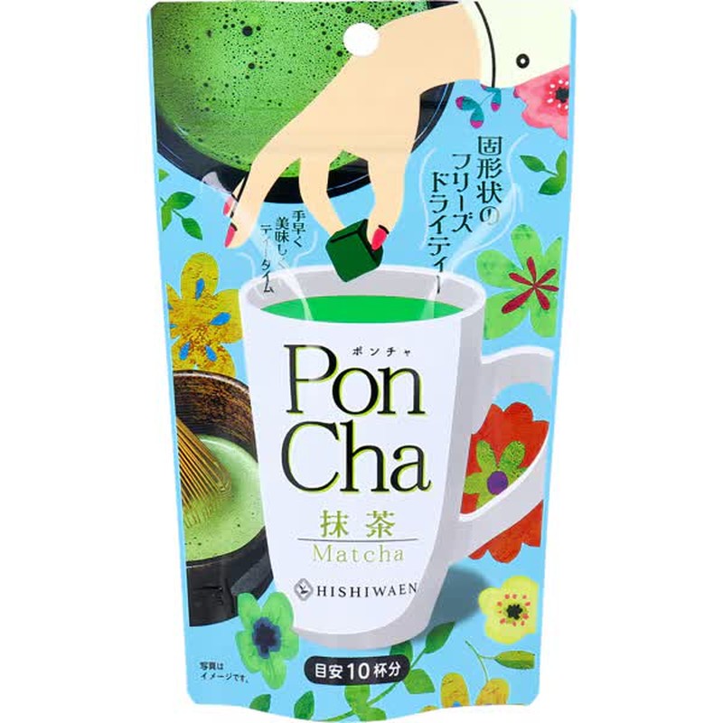 Hishiwa PonCha Matcha 10g (10 pieces)