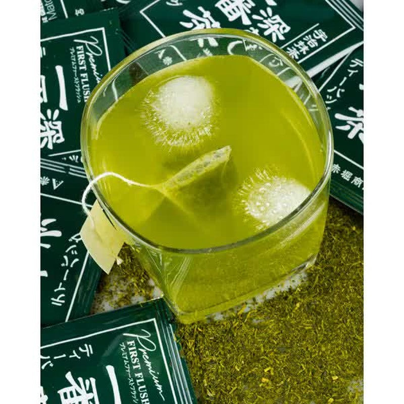 Akahori Shoten Uji Matcha Deep-Steamed First-Call Tea Bags, 2g x 32 bags