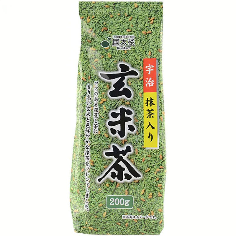 Kunitaro Uji Matcha Brown Rice Tea 200g