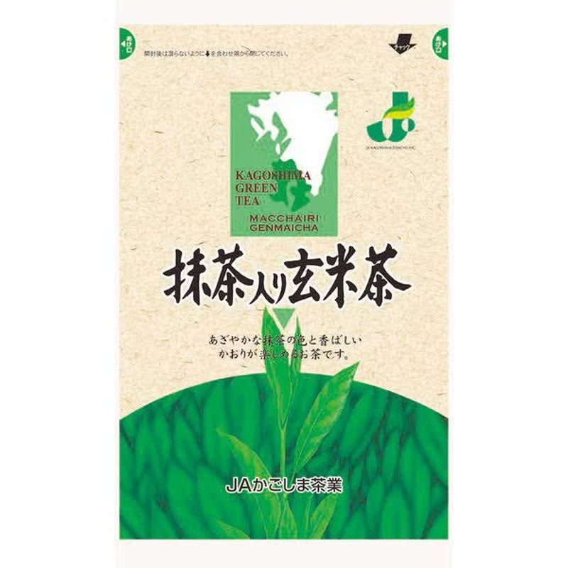 JA Kagoshima Tea Industry Brown Rice Tea with Matcha 200g
