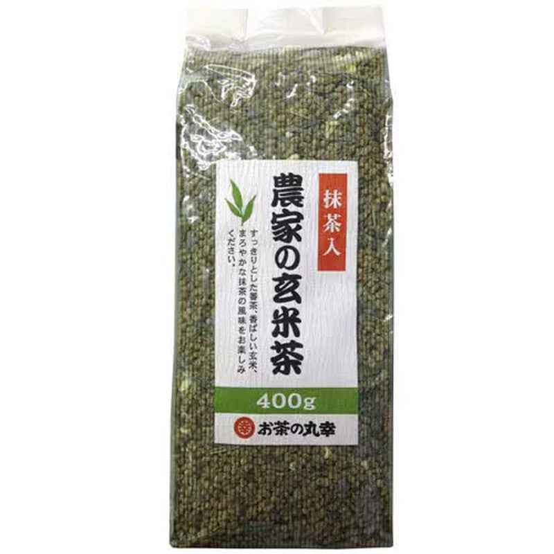 Marukou Tea Farmer's Brown Rice Tea with Matcha, 400g
