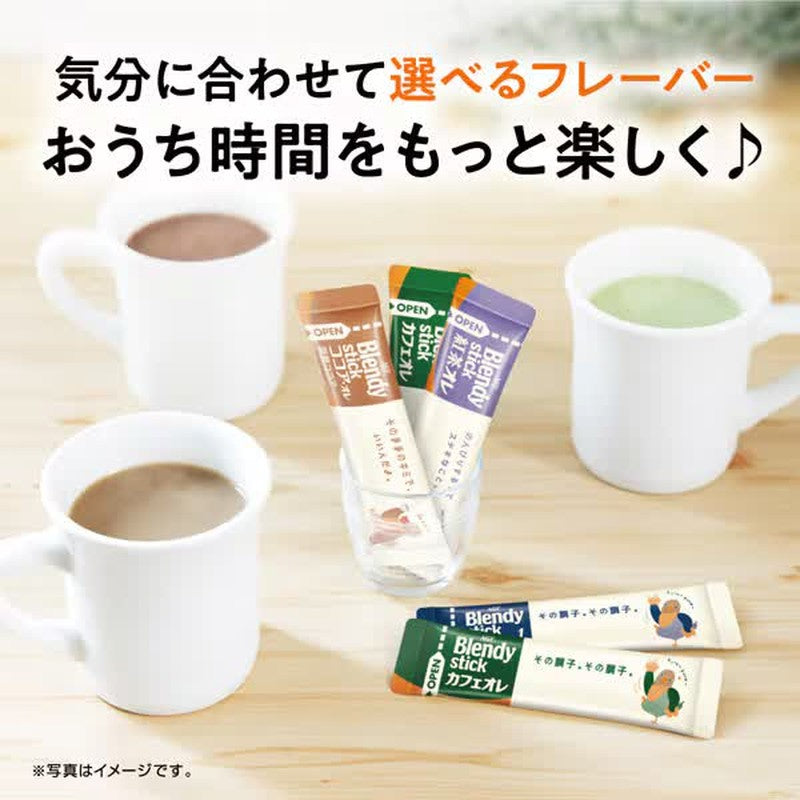 Blendy "Blendy R" Matcha Au Lait Sticks, 18 sticks [Tea]