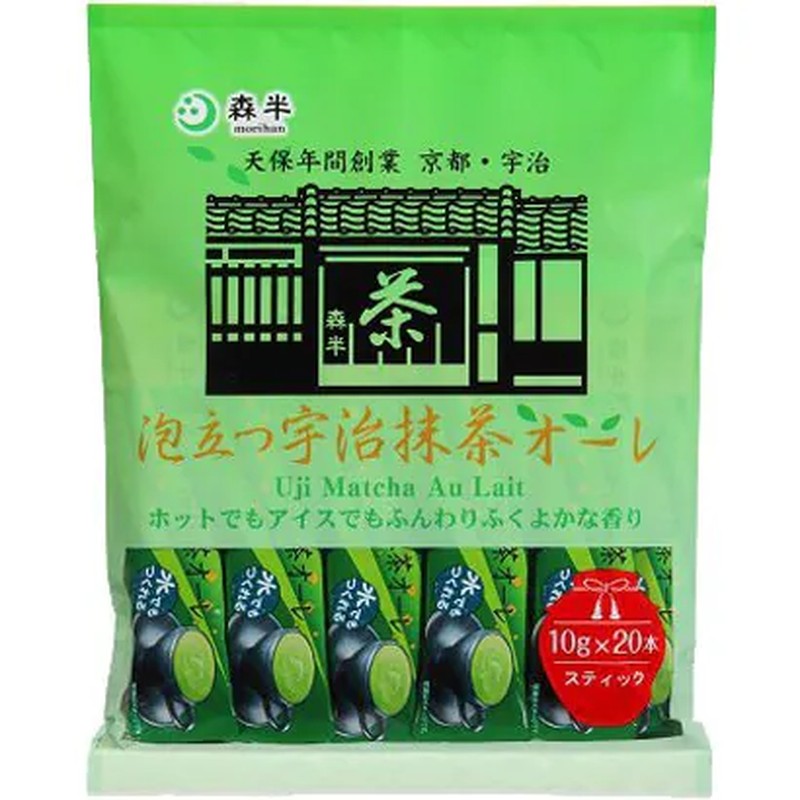 Morihan Foaming Uji Matcha Au Lait (10g x 20P) 200g