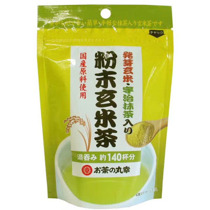 Maruko Tea Powdered Genmaicha with Germinated Brown Rice and Uji Matcha, 56g