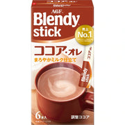 Blendy Blendy Sticks Cocoa Au Lait, 6 sticks [Cocoa]