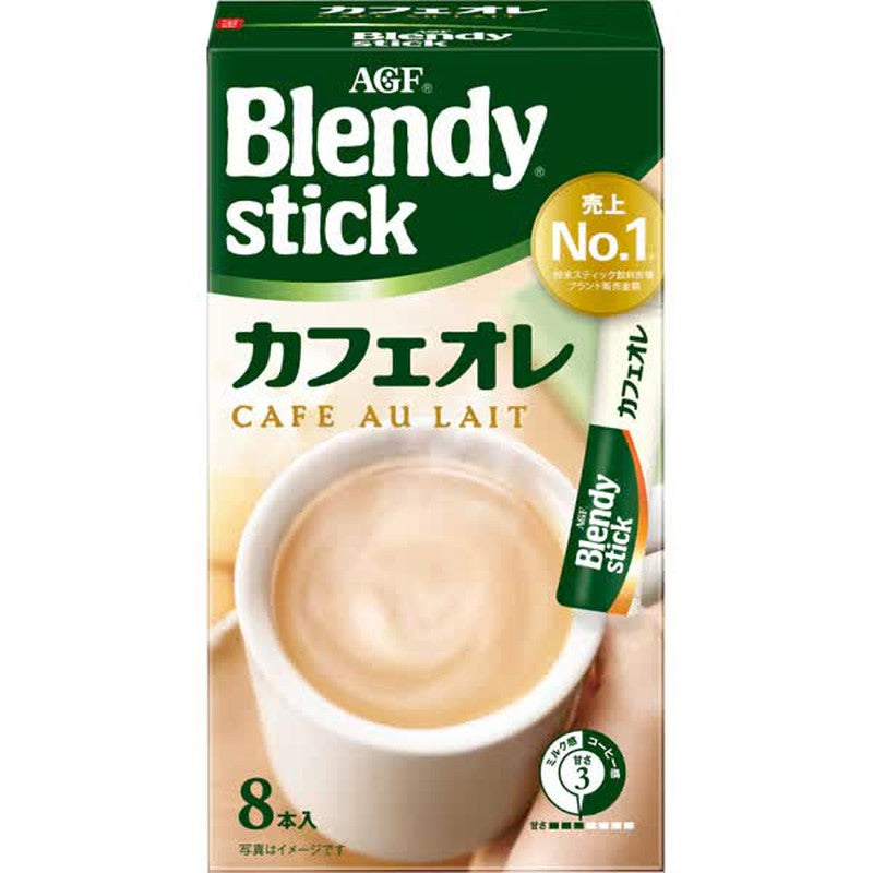 Blendy Blendy Stick Cafe au Lait, 8 sticks [instant coffee]