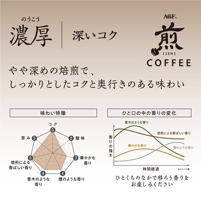 Ajinomoto AGF "Sen" Regular Coffee Powder, Rich, Deep Flavor, 200g