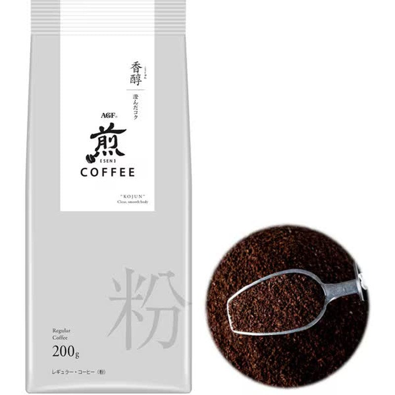 Ajinomoto AGF "Sen" Regular Coffee Powder, Fragrant, Clear, Rich Flavor, 200g