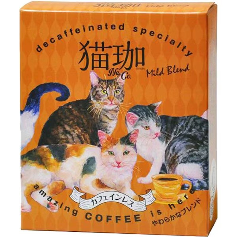 无咖啡因猫咪咖啡，柔和混合，2 包