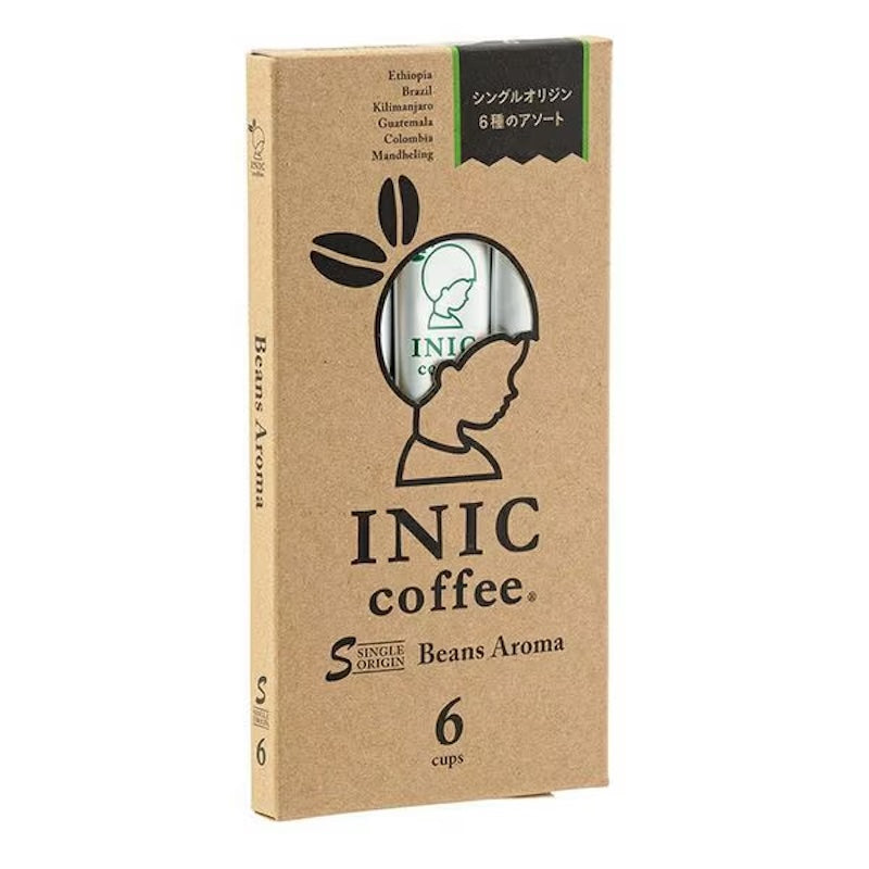 INIC IN-153 Beans Aroma Asst, 6stk [Inst.Coffee]