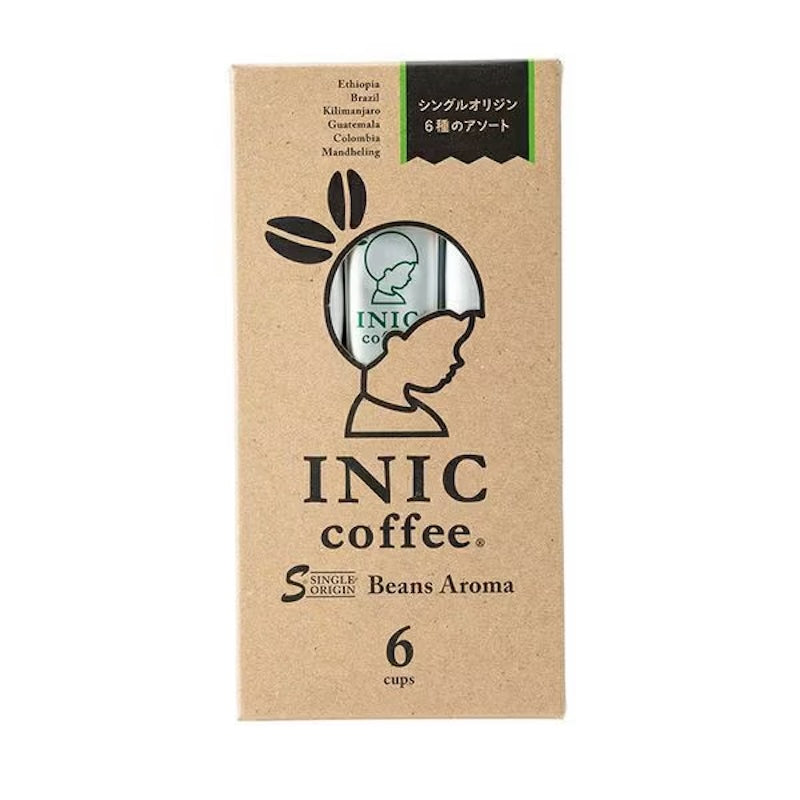 INIC IN-153 Beans Aroma Asst, 6stk [Inst.Coffee]