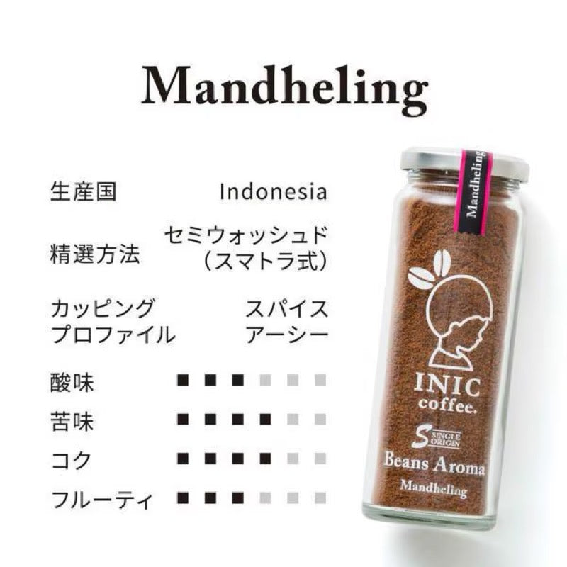 INIC IN-084 Beans Aroma Mandheling [Instant]