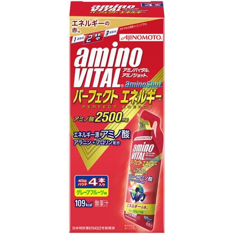 味之素 Amino Vital 氨基酸能量饮料 完美能量 45g x 4 [果冻饮料]