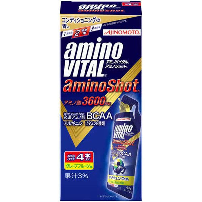 味之素 Amino Vital Amino Shot 43g x 4 [果冻饮料]