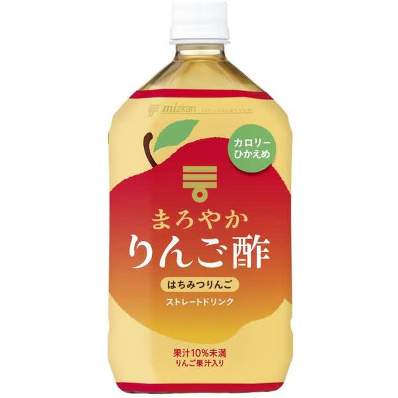 Mitsukan Mellow Apple Cider Vinegar, Straight, Honey Apple, 1000ml
