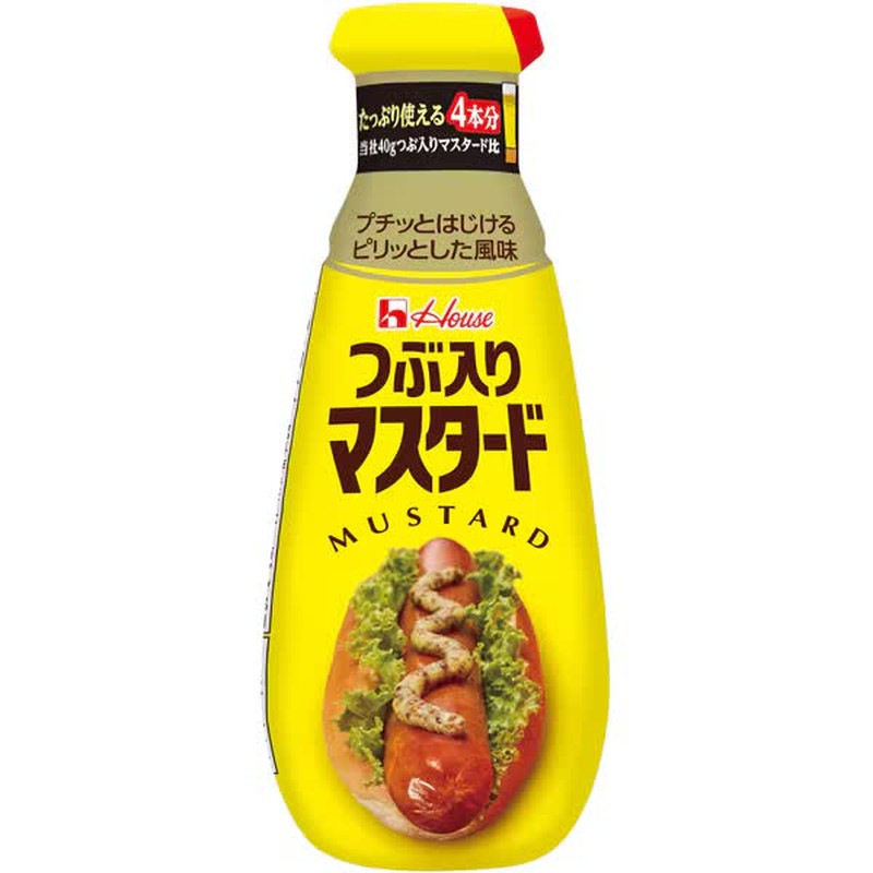 House Foods 芥末穀物醬 160