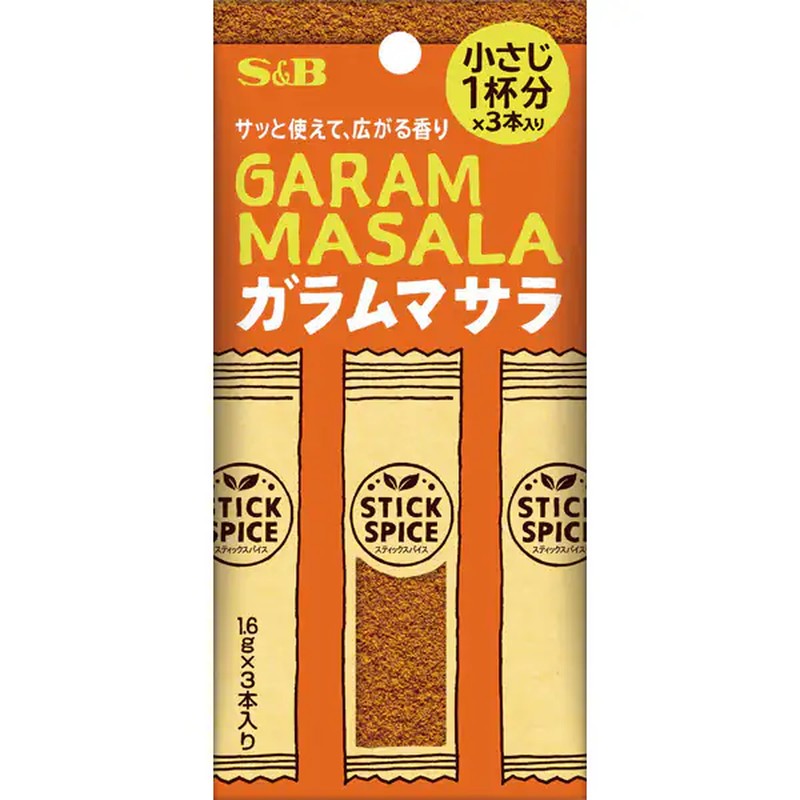 S&amp;B Foods 葛拉姆瑪薩拉香料棒 4.8g [香料]