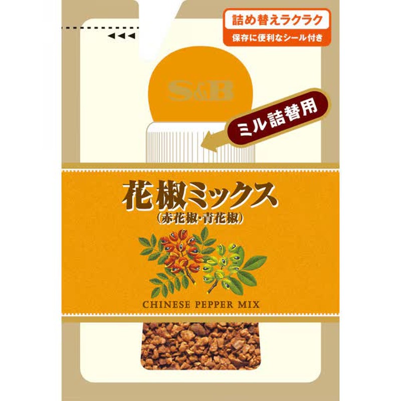 S&amp;B 食品四川花椒粉（小袋裝）（研磨補充裝）3.9g [香料]