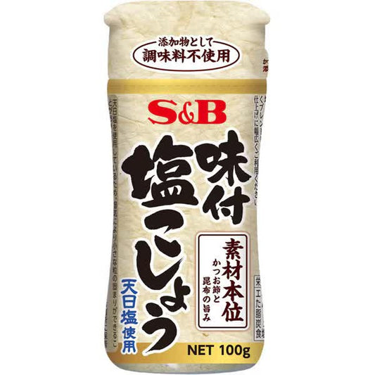 S&B Foods Seasoned Salt and Pepper, Ingredients Based, 100g [Spice]