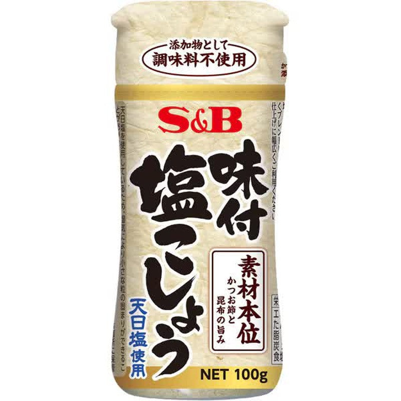 S&amp;B Foods 調味鹽和胡椒 100g [香料]