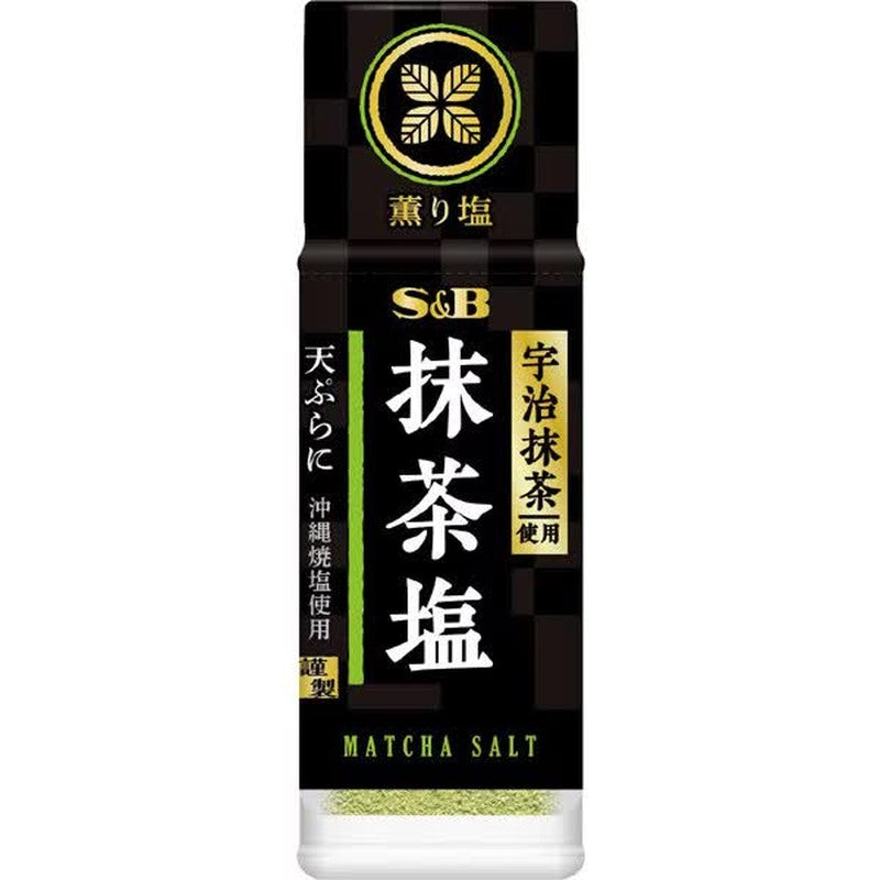 S&B Foods Scented Salt, Matcha Green Tea Salt, 29g [Salt]
