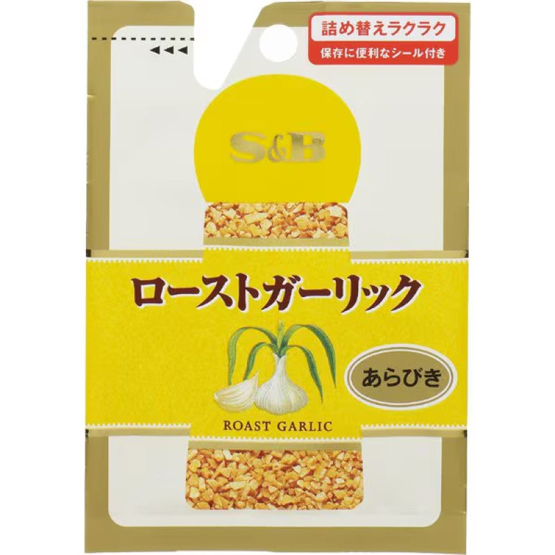 S&B Coarse Roasted Garlic, Refill 14g