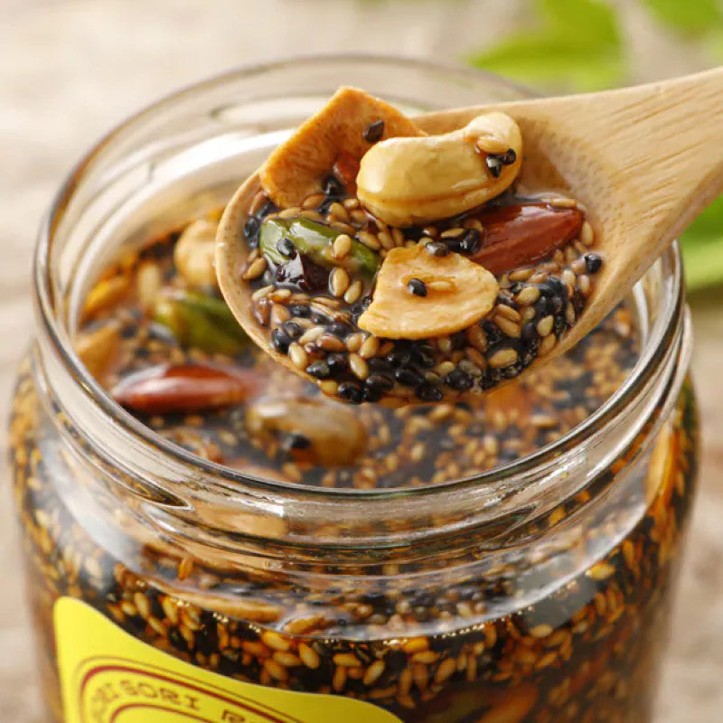 Joy & Sun Chunky Nut Chili Oil, Bottled 200g