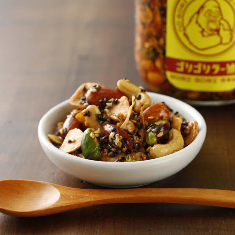 Joy & Sun Chunky Nut Chili Oil, Bottled 200g
