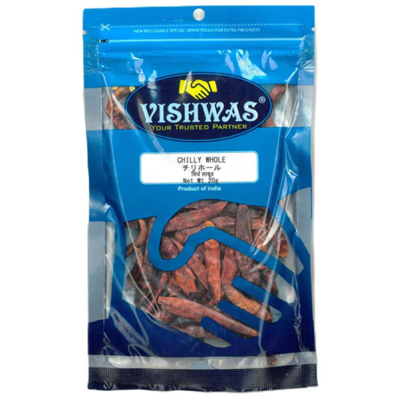 Vishwas Whole Chili Peppers 20g