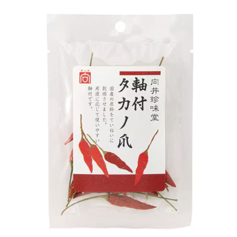 Mukai Chinmido Stem-On Takanotsume Chili Pepper 5g