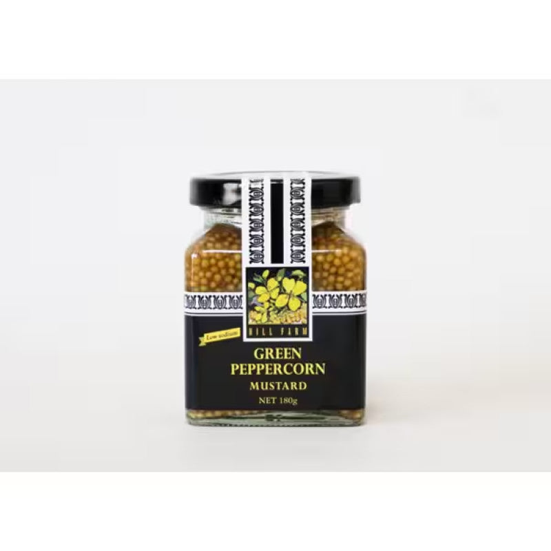Hill Farm Tasmania Mustard, Green Peppercorn 180g