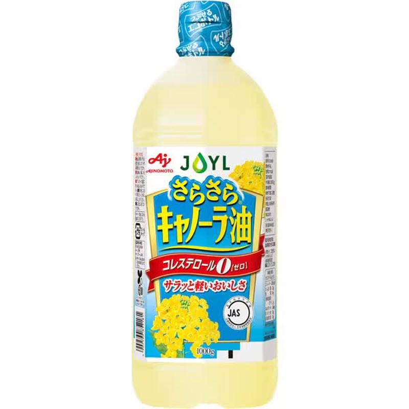 味之素 顺滑菜籽油 环保瓶装 1000g [色拉油]