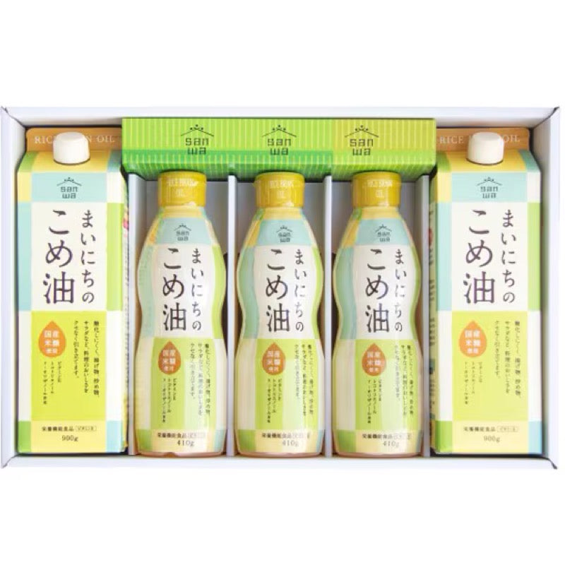 三和油脂【礼品】日常米糠油套装（5瓶）