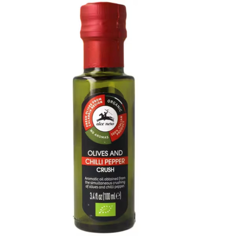 Alce Nero Organic Chili Olive Oil 100ml