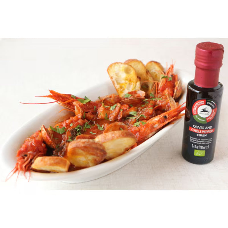 Alce Nero Organic Chili Olive Oil 100ml