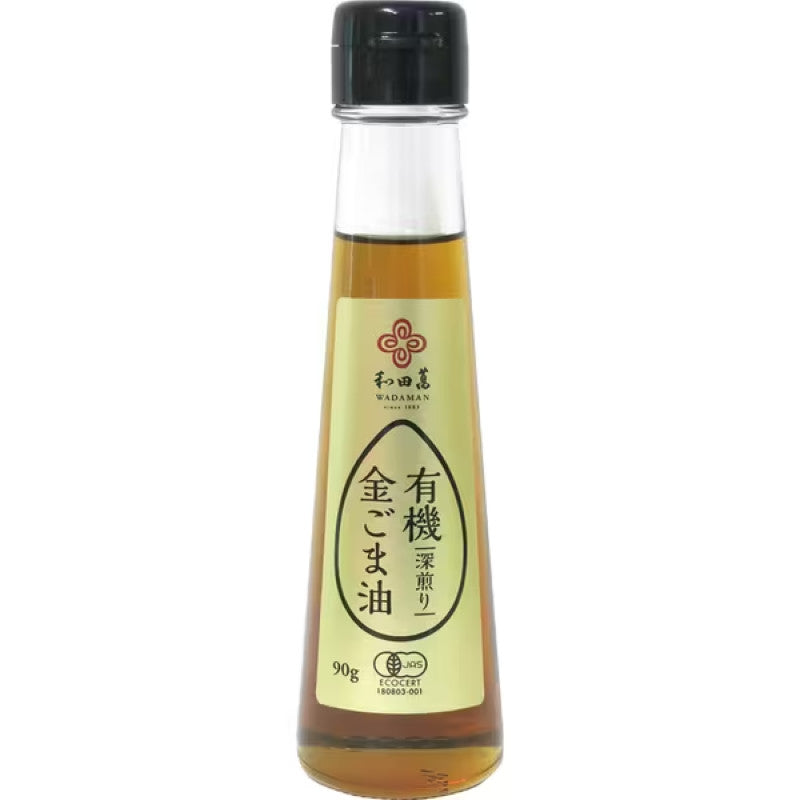 Wadaman Organic Dark Roast Golden Sesame Oil 90g
