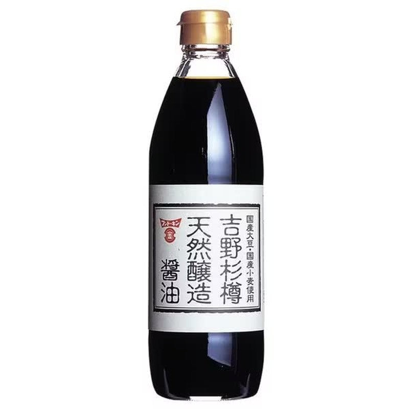 Fundokin Soy Sauce Yoshino Cedar Barrel Naturally Brewed Soy Sauce 500mL