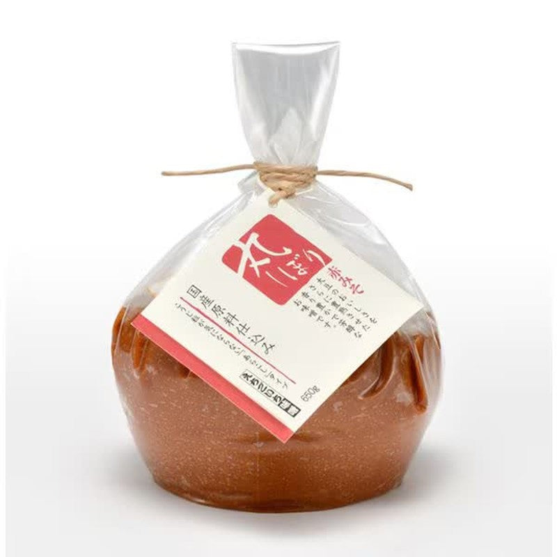 Echigoichi Echigo Strawberry Miso, Additive-Free, Round-Squeezed Red Miso, 650g [Miso]
