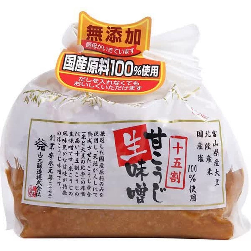 Yamamoto Brewery 15% Sweet Koji Miso 750g [Miso]