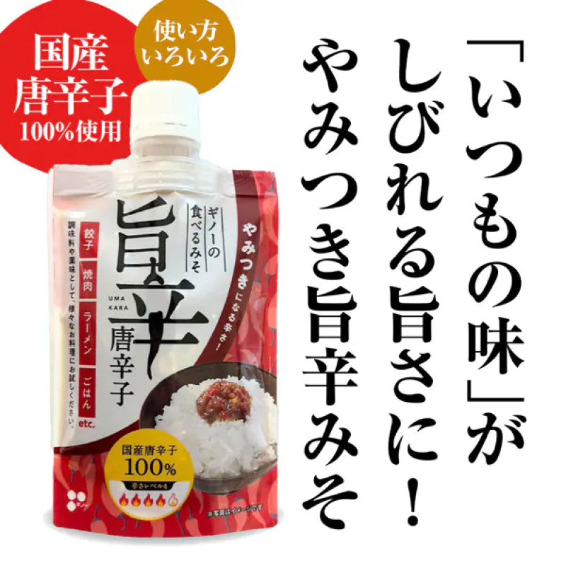 Gino Miso Spicy Chili Seasoned Miso Dip 110g