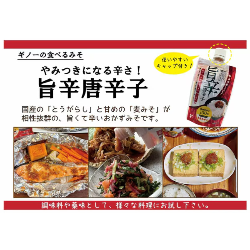 Gino Miso Spicy Chili Seasoned Miso Dip 110g