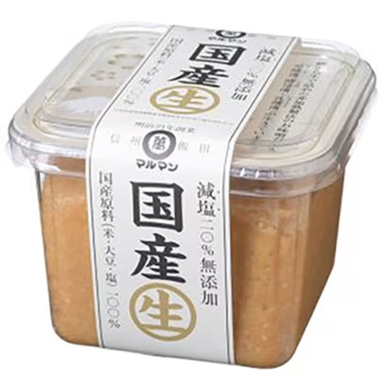 Maruman Domestic Raw Less Sodium Miso Paste 500g