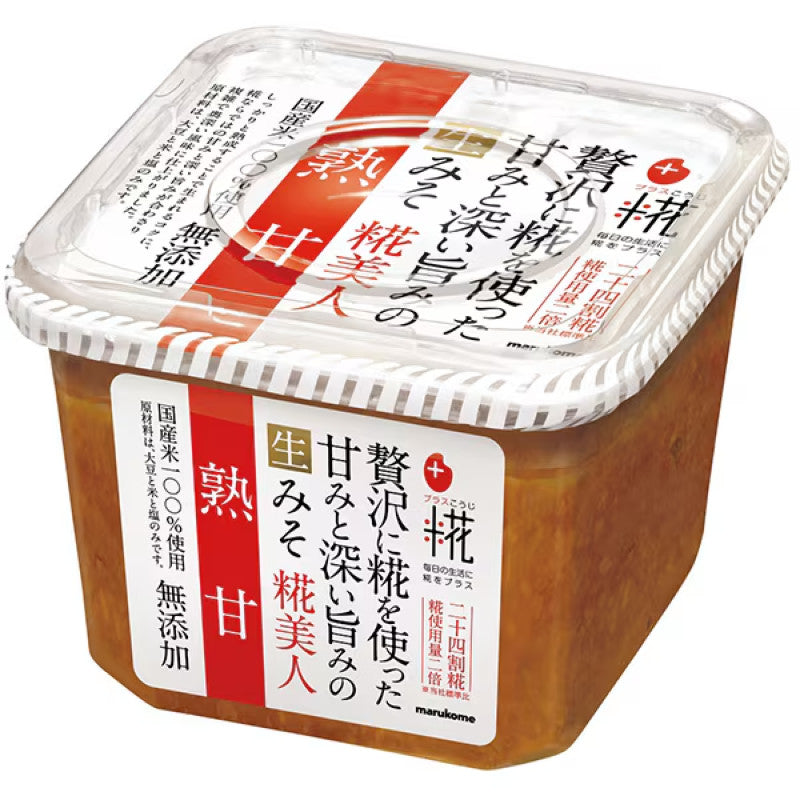 Marukome Plus Koji Raw Rich Sweet Miso 650g