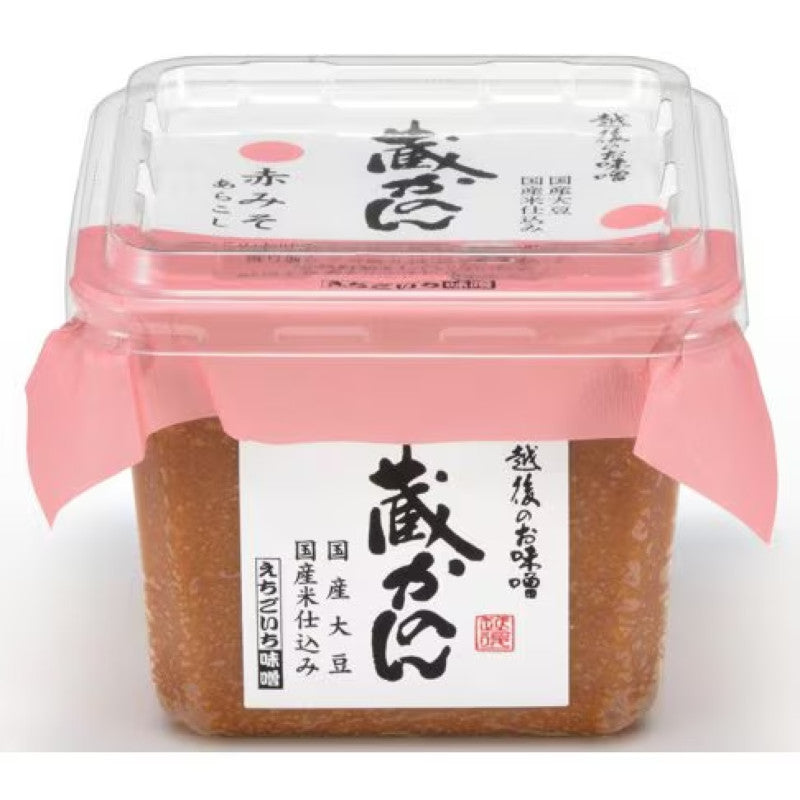 Echigoichi Kura Kanon Additive Free Red Miso 500g