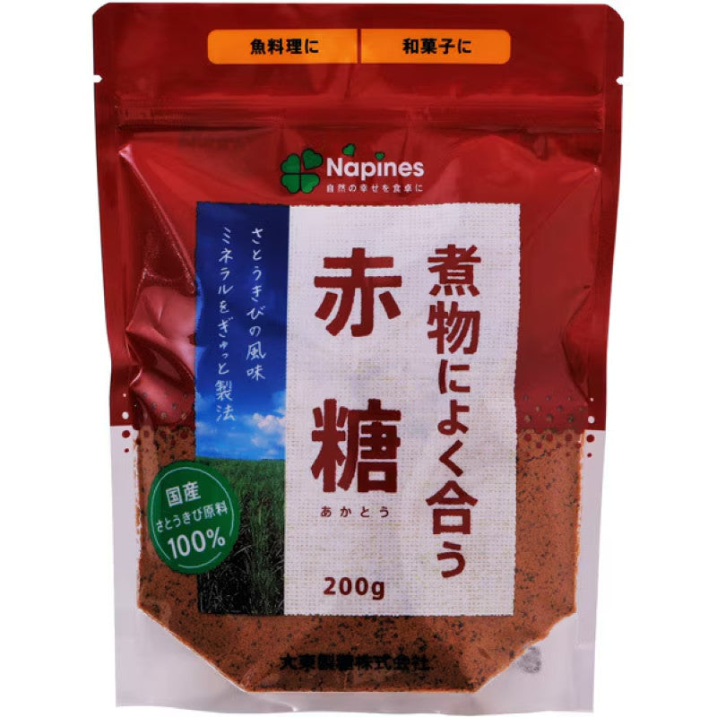 Daito Akato Cane Sugar for Simmered Dishes 200g