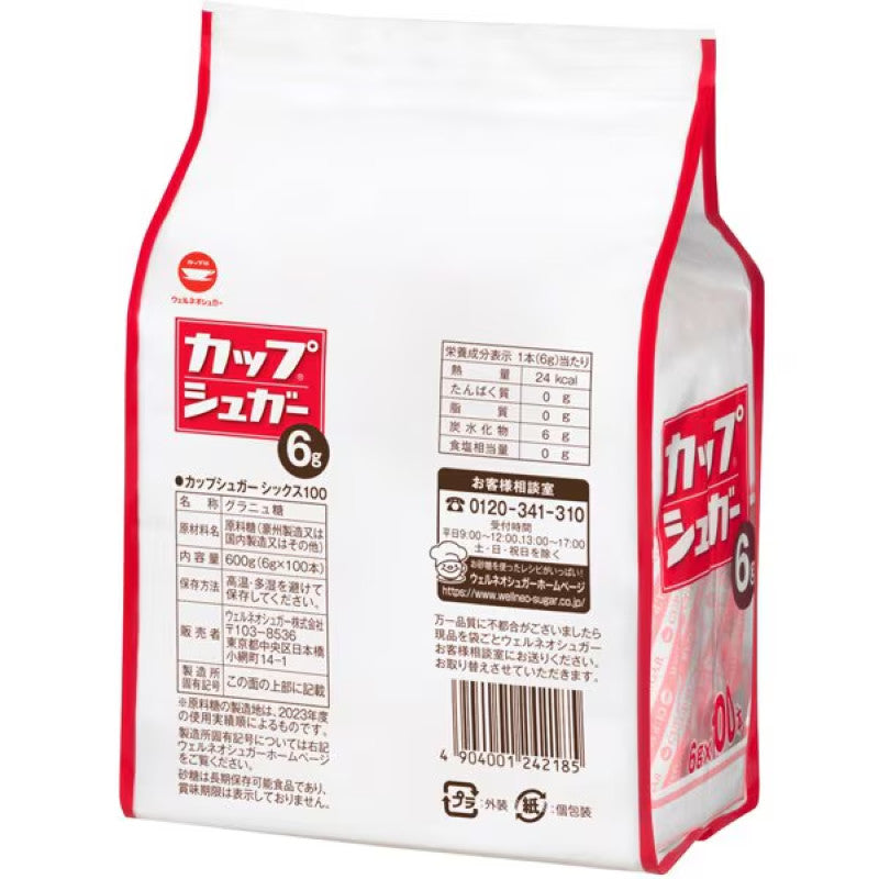 Wellneo Sugar Cup Sugar 6g x 100 Sticks